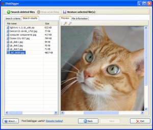 DiskDigger 0.8.3 — восстановление данных